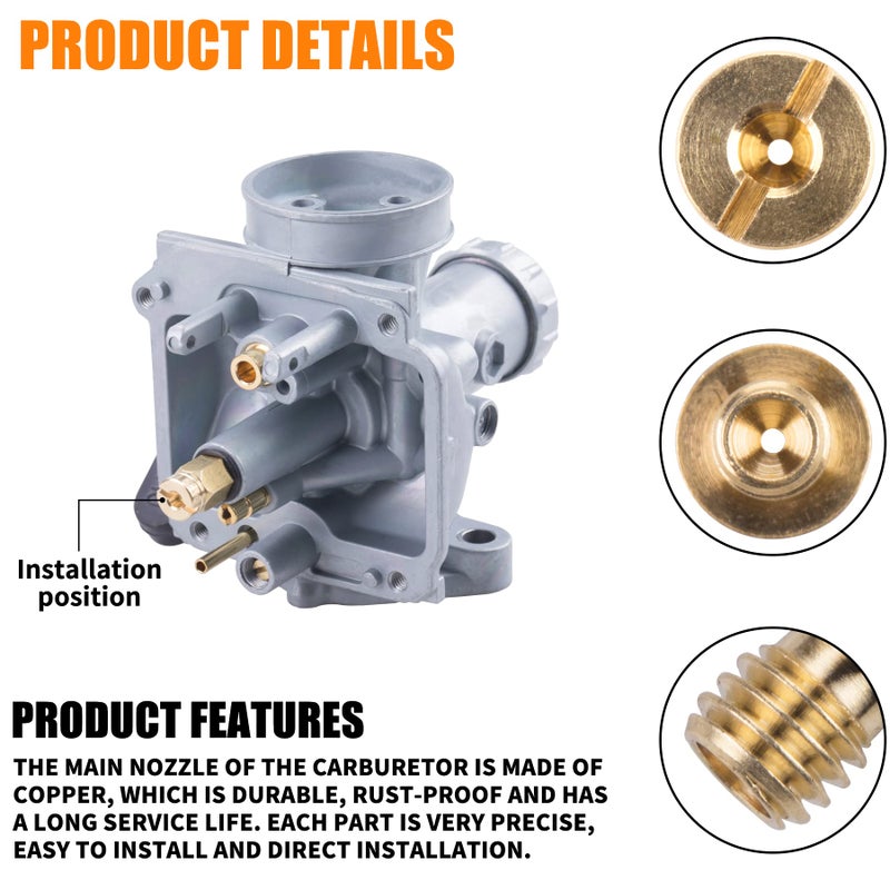 ORAEVY Carburetor Main jet kit Replace fit for VM22 Predator 212cc GX160 Honda GX200 CT200U 196cc KT196 Clones Go Kart Mini Bike Race Kart Dirt Bike Pit Bike ATVs Pack-15 From 88# To 125# - Image 3